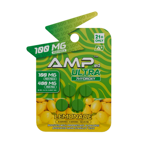 AMP 7HYDROXY - 100 MG Tabs | Lemonade
