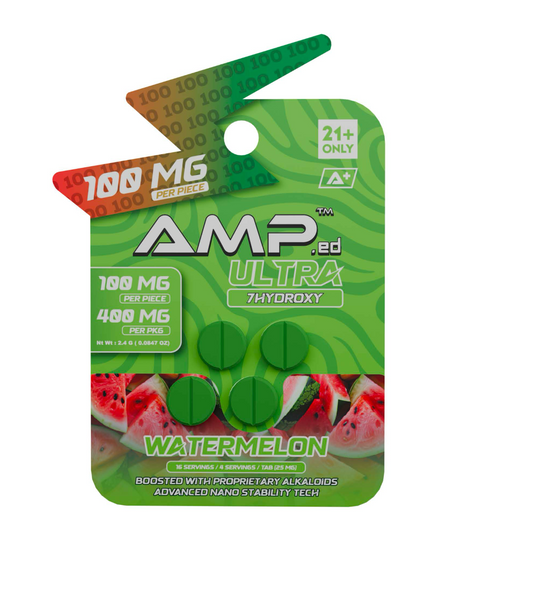 AMP 7HYDROXY - 100 MG Tabs | Watermelon